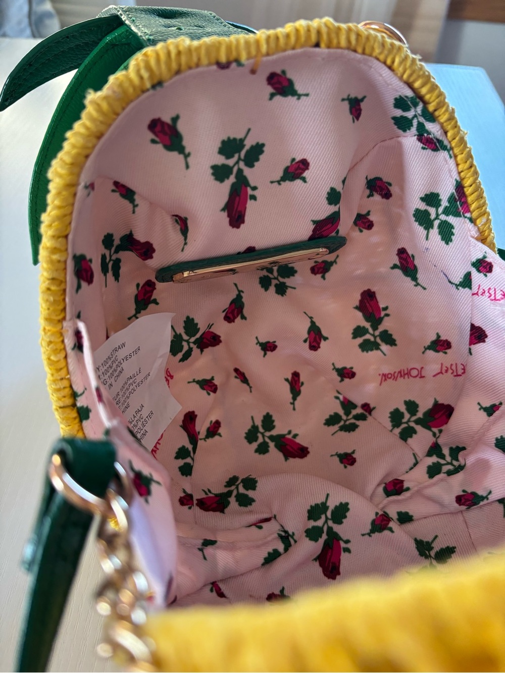 Green & Yellow Pineapple Crossbody Bag - Betsy Johnson Novelty Women Bag - Picture 9 of 9